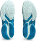 1042A220-401 Asics Women's Court FF 3 Tennis Shoes (Teal Blue/White)