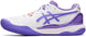 1042A226-101 Asics Women's Gel Resolution 9 Clay Tennis Shoes (White/Amethyst) - Left