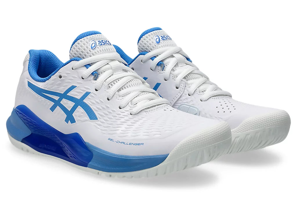 1042A231-103 Asics Women's Gel-Challenger 14 Tennis Shoes (White Blue Coast)
