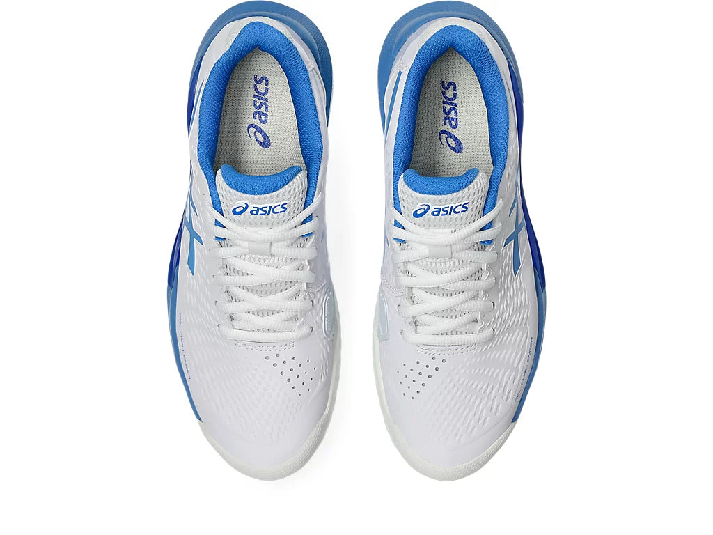 1042A231-103 Asics Women's Gel-Challenger 14 Tennis Shoes (White Blue Coast)