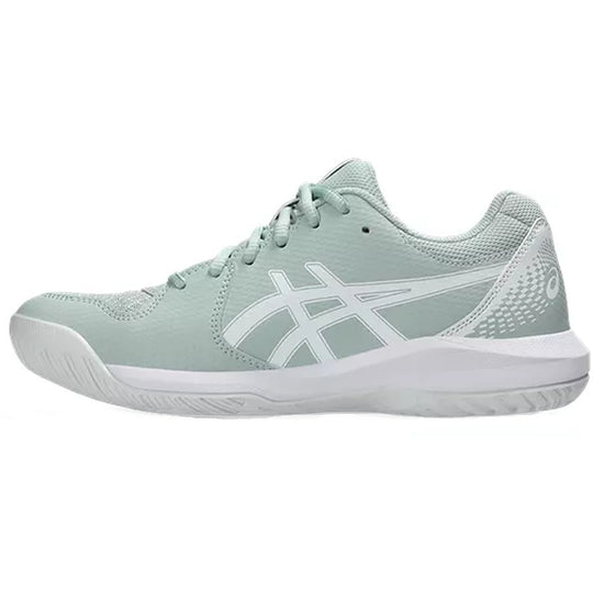 1042A237-300 Asics Women's Gel-Dedicate 8 Tennis Shoes (Lichen Rock/White)