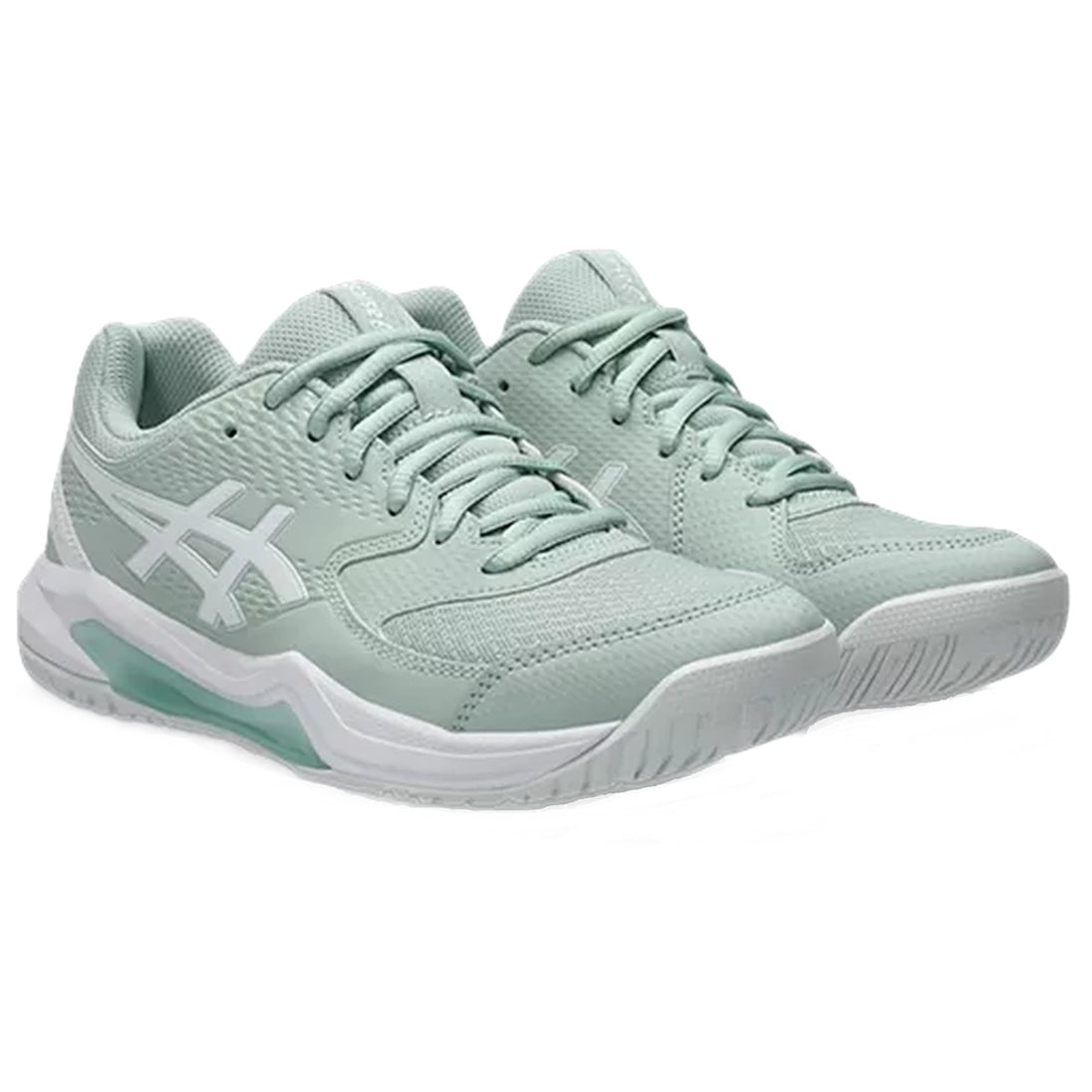 1042A237-300 Asics Women's Gel-Dedicate 8 Tennis Shoes (Lichen Rock/White)