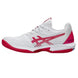 1042A248-103 Asics Women's Solution Speed FF 3 Clay Tennis Shoes (White/Bright Rose)