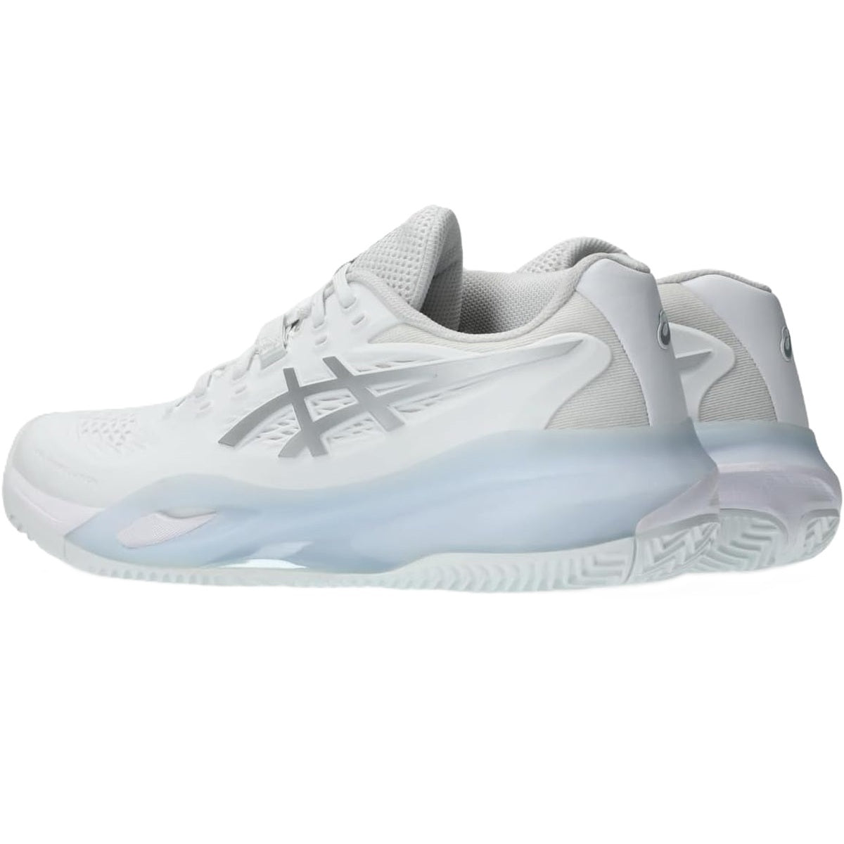 1042A277-100 Asics Women's Gel-Resolution X Clay Tennis Shoes (White/Pure Silver)