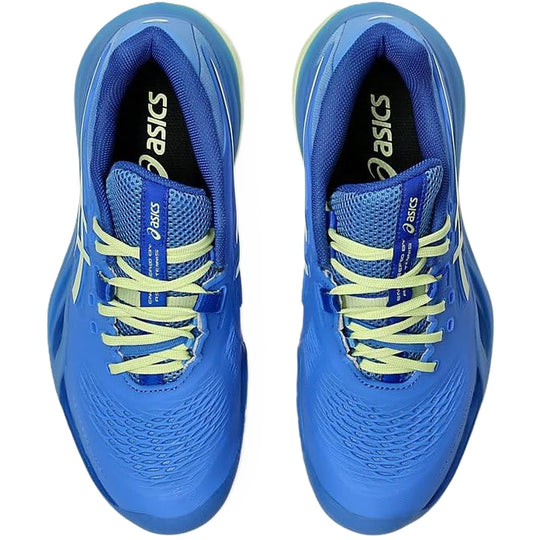 1042A277-400 Asics Women's Gel-Resolution X Clay Tennis Shoes (Blue Coast/Huddle Yellow)