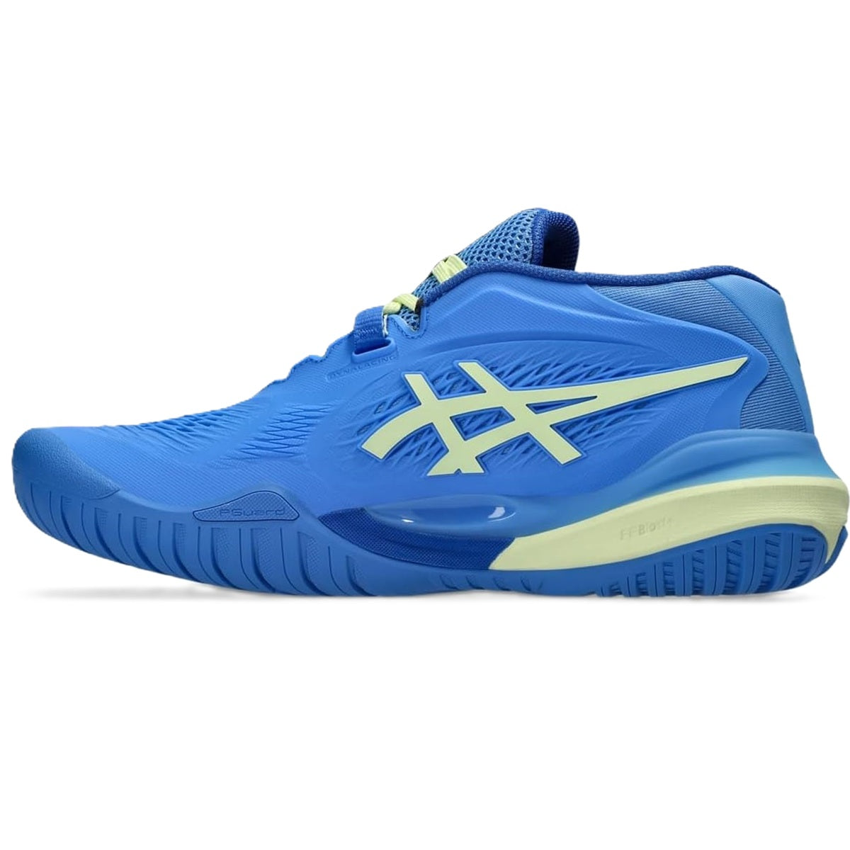1042A277-400 Asics Women's Gel-Resolution X Clay Tennis Shoes (Blue Coast/Huddle Yellow)