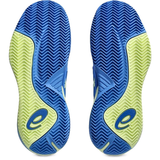 1042A277-400 Asics Women's Gel-Resolution X Clay Tennis Shoes (Blue Coast/Huddle Yellow)