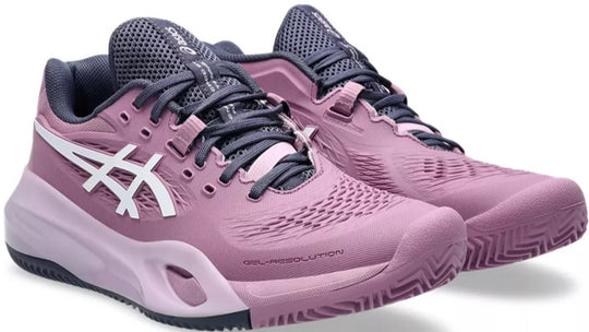 1042A277-500 Asics Women's Gel-Resolution X Clay Tennis Shoe (Ube/White)