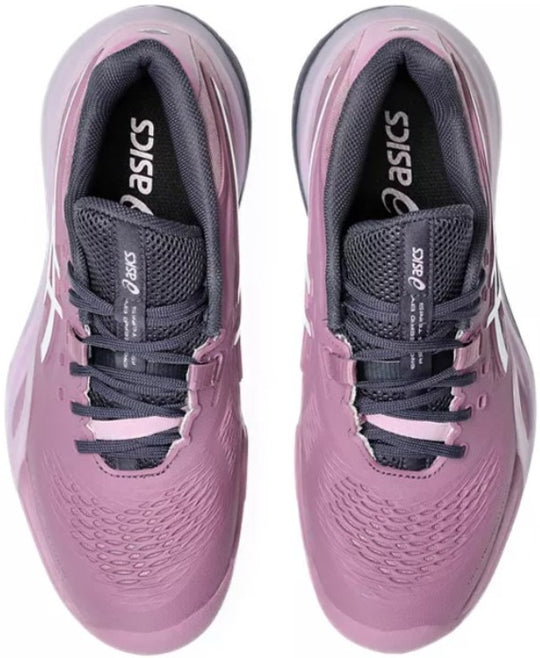 1042A277-500 Asics Women's Gel-Resolution X Clay Tennis Shoe (Ube/White)