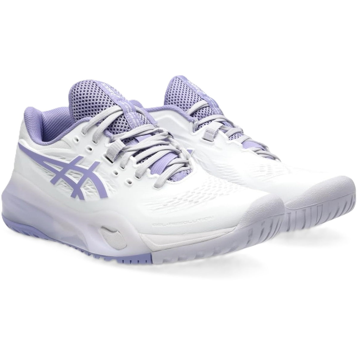 1042A279-105 Asics Women's Gel-Resolution X Tennis Shoes (White/Bluebell)