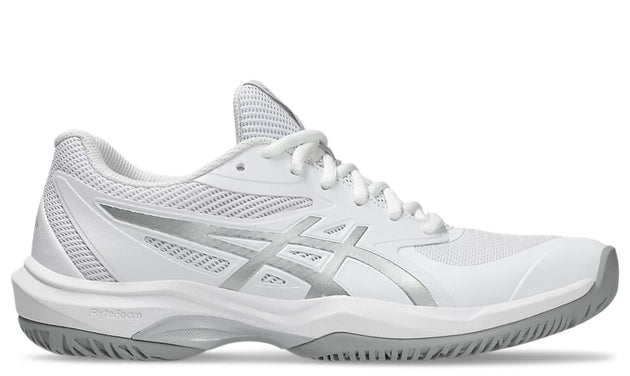 1042A281-101 Asics Women’s Gel-Game FF Tennis Shoes (White Pure Silver)