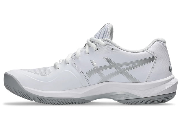 1042A281-101 Asics Women’s Gel-Game FF Tennis Shoes (White Pure Silver)