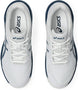 1044A052-104 Asics Juniors Gel-Game 9 GS Tennis Shoes (White/Mako Blue)