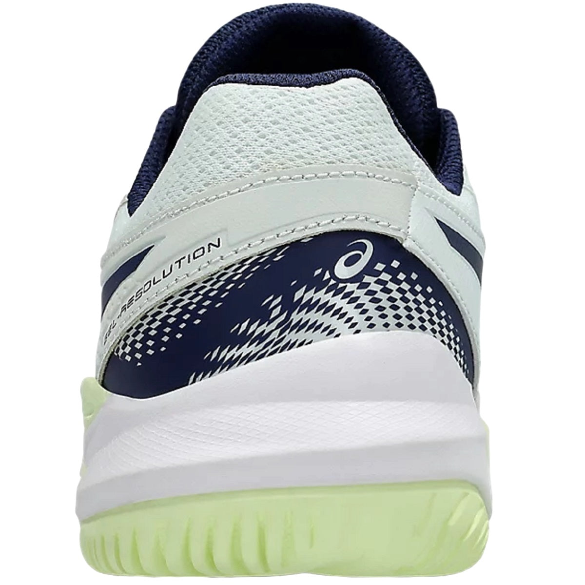 1044A067-301 Asics Juniors Gel Resolution 9 GS Tennis Shoes (Pale Mint/Blue Expanse)