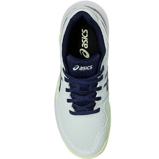 1044A067-301 Asics Juniors Gel Resolution 9 GS Tennis Shoes (Pale Mint/Blue Expanse)