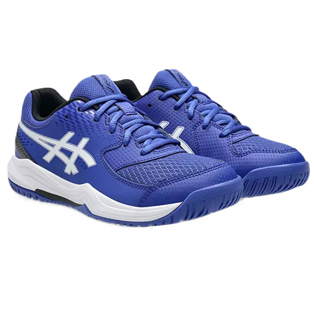 1044A077-403 Asics Juniors Gel-Dedicate 8  GS Tennis Shoes (Dark Cobalt/White)