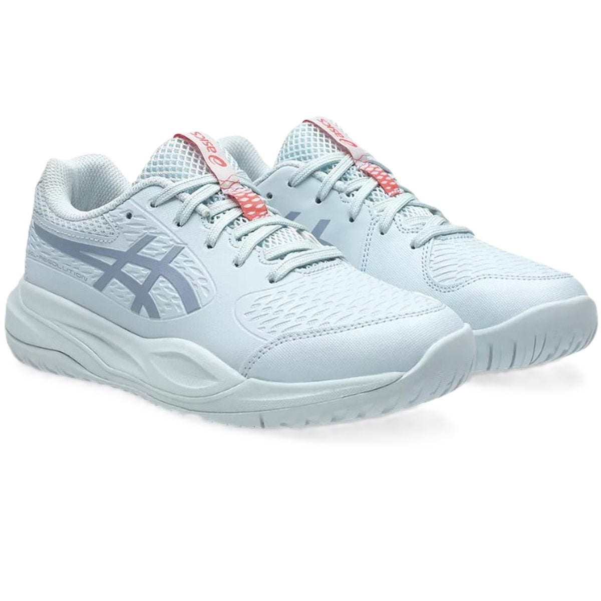 1044A081-403 Asics Junior Gel-Resolution X GS Tennis Shoes (Sky/Grey Blue)
