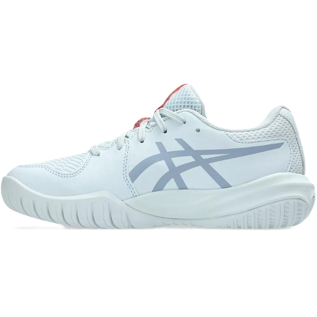 1044A081-403 Asics Junior Gel-Resolution X GS Tennis Shoes (Sky/Grey Blue)