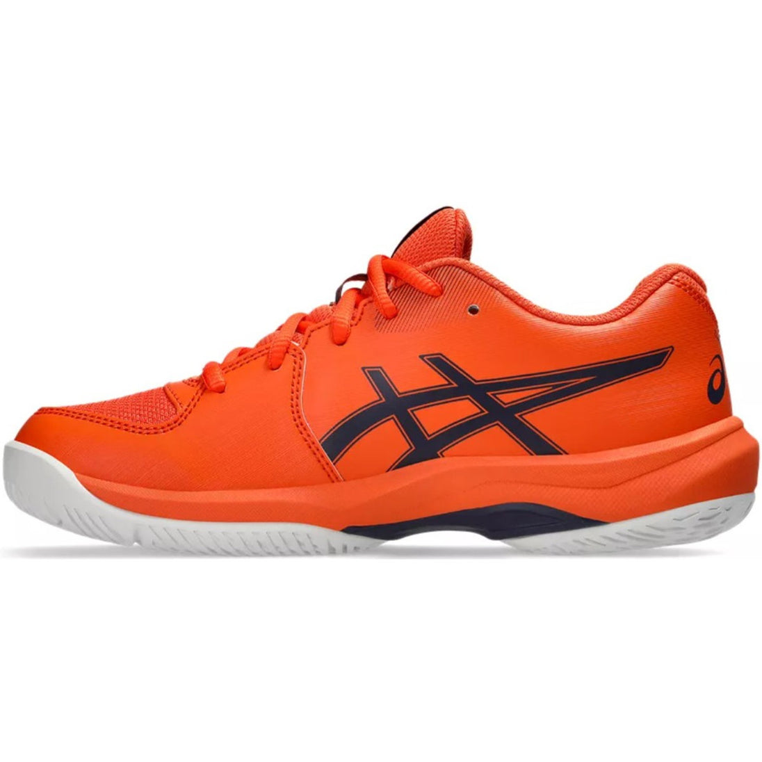 1044A083-800 Asics Juniors Gel-Game GS Tennis Shoes (Nova Orange/Indigo Fog)