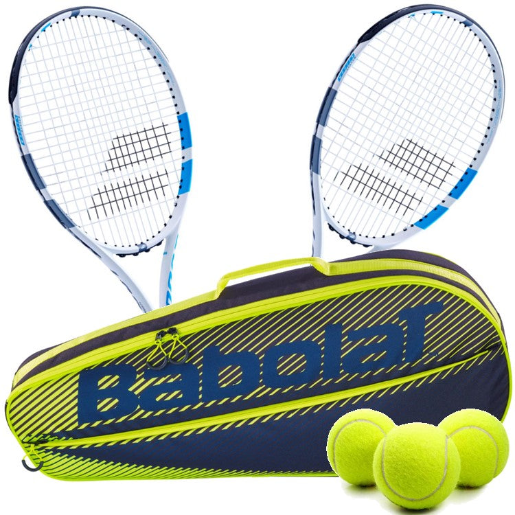 Babolat Boost Drive Women’s Tennis Racquet Doubles Bundle with a Club Essential Bag and 3 Tennis Balls