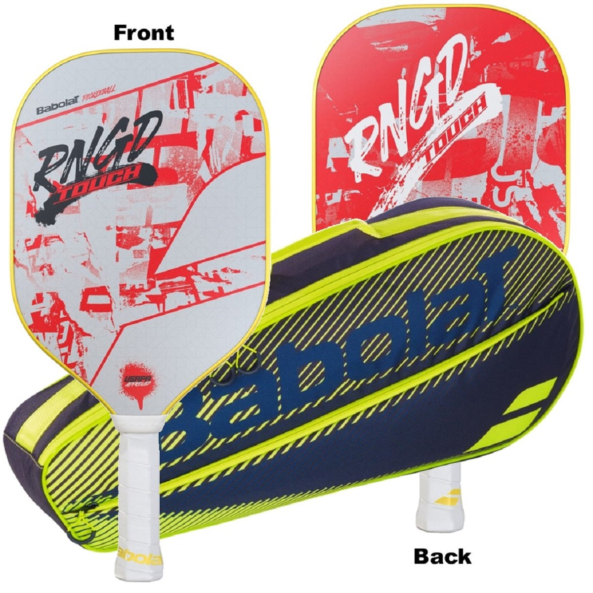 160002-751202-BNDL  Babolat RNGD Touch Pickleball Paddle -  Bag