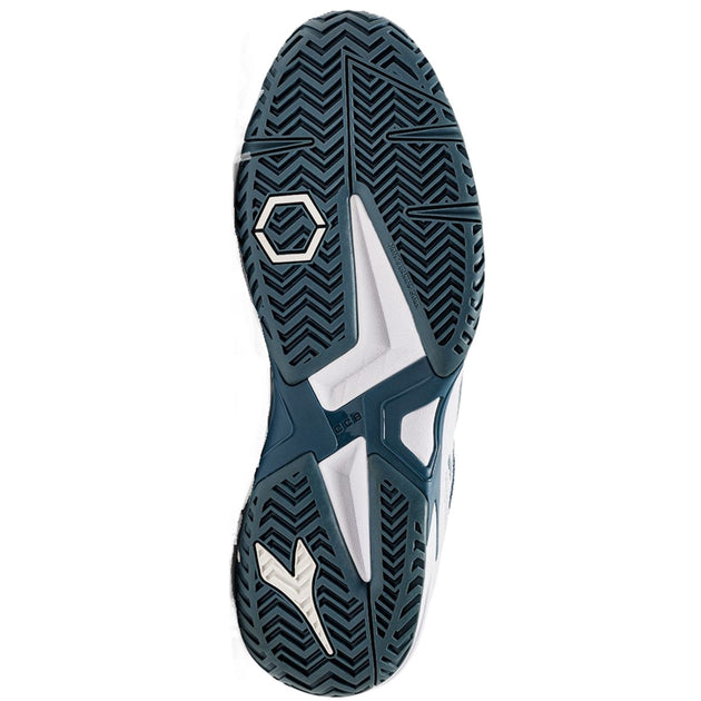 179104-D0946 Diadora Men's Trofeo 2 All Ground Pickleball Shoes (White/Oceanview)