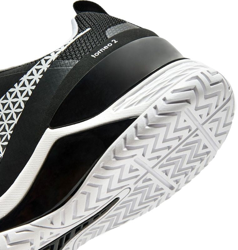 179502-C7406 Diadora Men's Blushield Torneo 2 All Ground Tennis Shoes (Black/White)