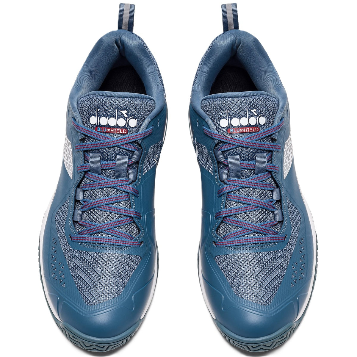 179502-D0843 Men's Blushield Torneo 2 All Ground Tennis Shoe (Oceanview/White/Salsa)