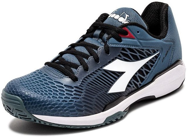 180614-D0950 Diadora Men's Speed Competition 7+ All Ground Tennis Shoes (Oceanview/White/Black)