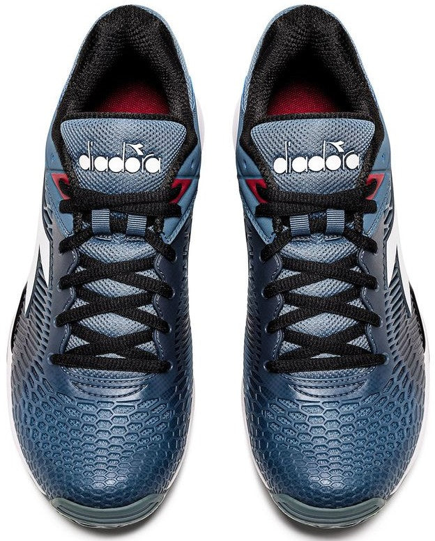 180614-D0950 Diadora Men's Speed Competition 7+ All Ground Tennis Shoes (Oceanview/White/Black)