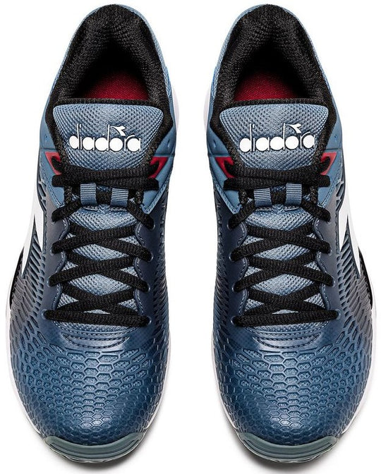 180614-D0950 Diadora Men's Speed Competition 7+ All Ground Tennis Shoes (Oceanview/White/Black)