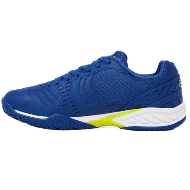 1TM01748-425 Fila Men's Axilus 2 Energized Tennis Shoes (Multi/White/Agave Green) Left