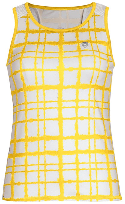 DUC Absolute Women's Racer Tank (White/ Gold)