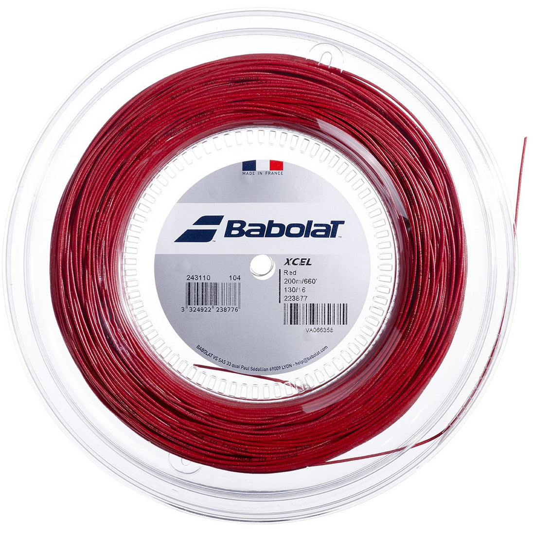 243110-17 Babolat Xcel 17g Tennis String (Reel)