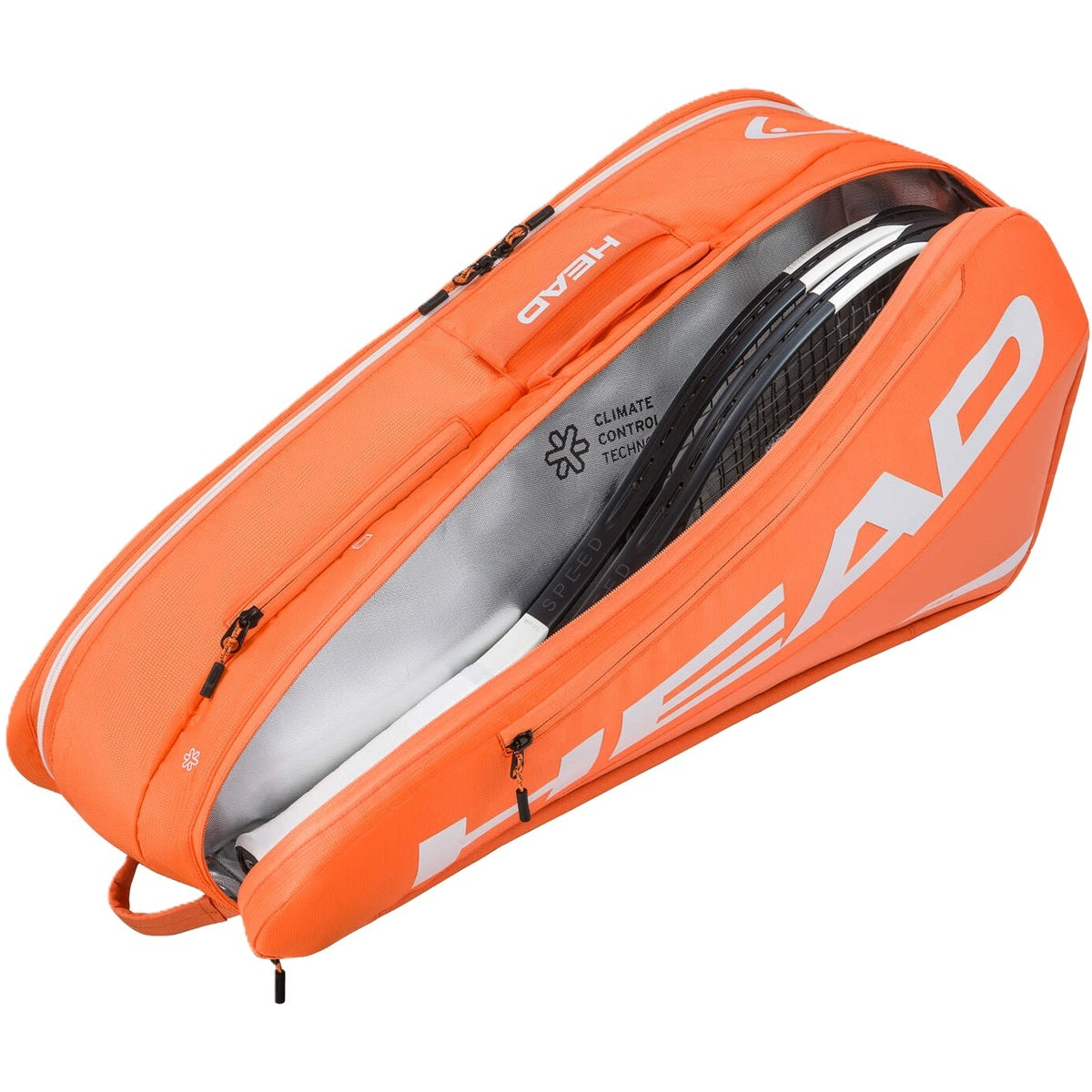 Head Tour 6R Tennis Racquet Bag M (Orange)