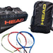 261433 Head Base Tennis Backpack 17L (Black/Yellow)