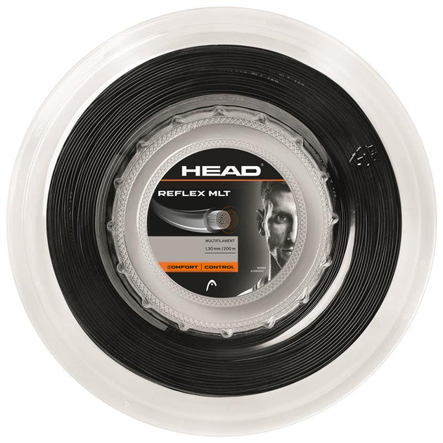 Head Reflex MLT 17g Tennis String (Reel) - Black