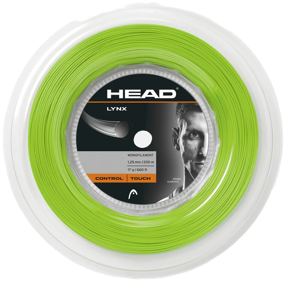 Head Lynx 16g Tennis String (Reel) - Green