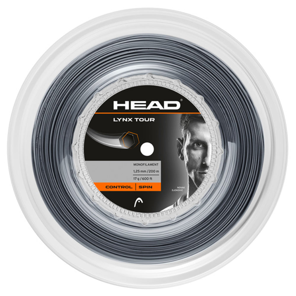 Head Lynx Tour 16g Tennis String (Reel) - Grey