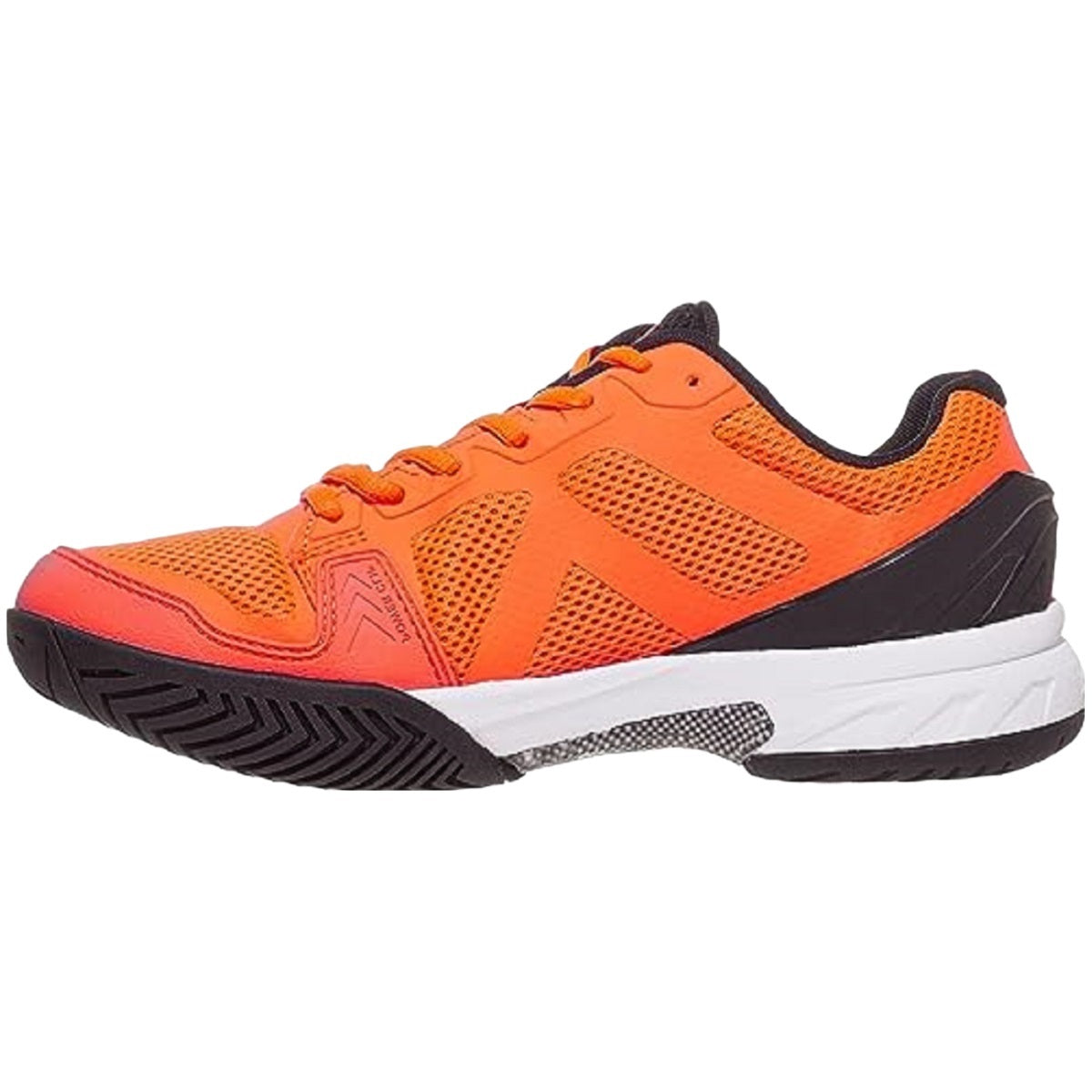 3000-ORBK  Tyrol Women's Drive-V Pro Pickleball Shoes (Orange/Black) - Left
