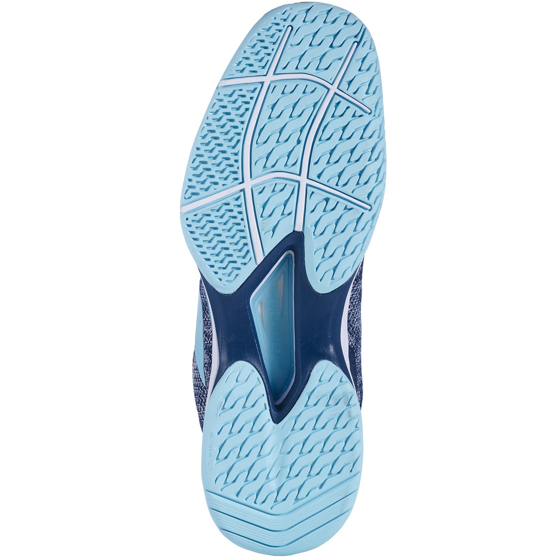 30F23649-4101 Babolat Men's Jet Tere All Court Tennis Shoes (Midnight Navy) - Sole