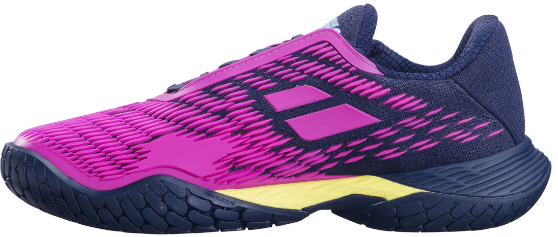 30S24208-4117 Babolat Men's Propulse Fury 3 All Court Tennis Shoes (Dark Blue/Pink Aero)
