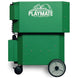 Green machine labeled 'Playmate' on a white background