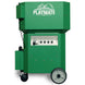 Green machine labeled 'Playmate' on a white background