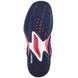 33F23648-2017 Babolat Junior Girls Jet Mach 3 All Court Tennis Shoes (Black/Poppy Red) - Sole