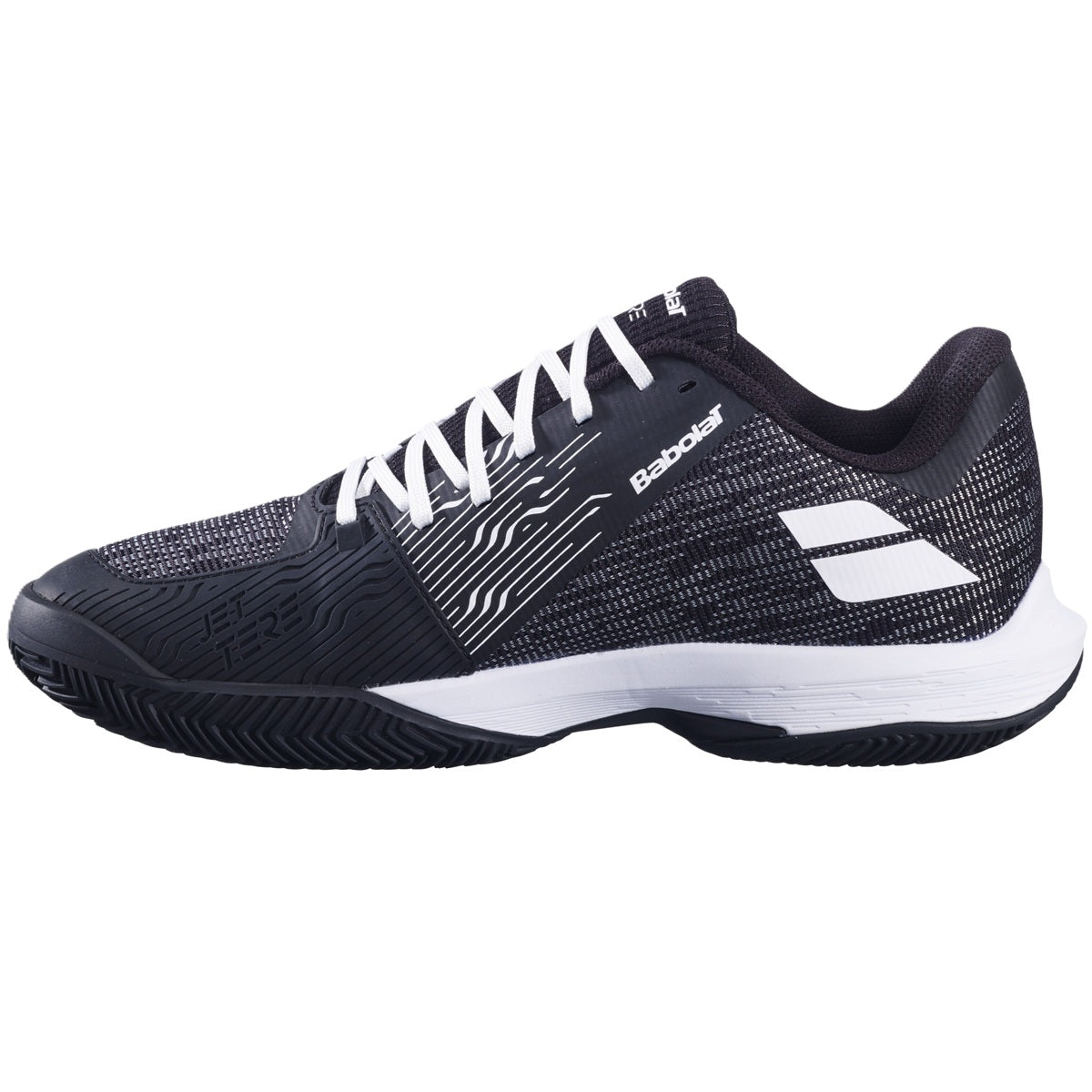 3A0S25A650-2001 Babolat Men's Jet Tere 2 Clay Court Tennis Shoes (Black/White)