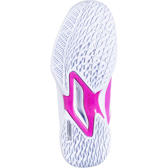 3K3F25A884-5008 Babolat Junior Propulse 3 All Court Tennis Shoes (Fandango Pink)
