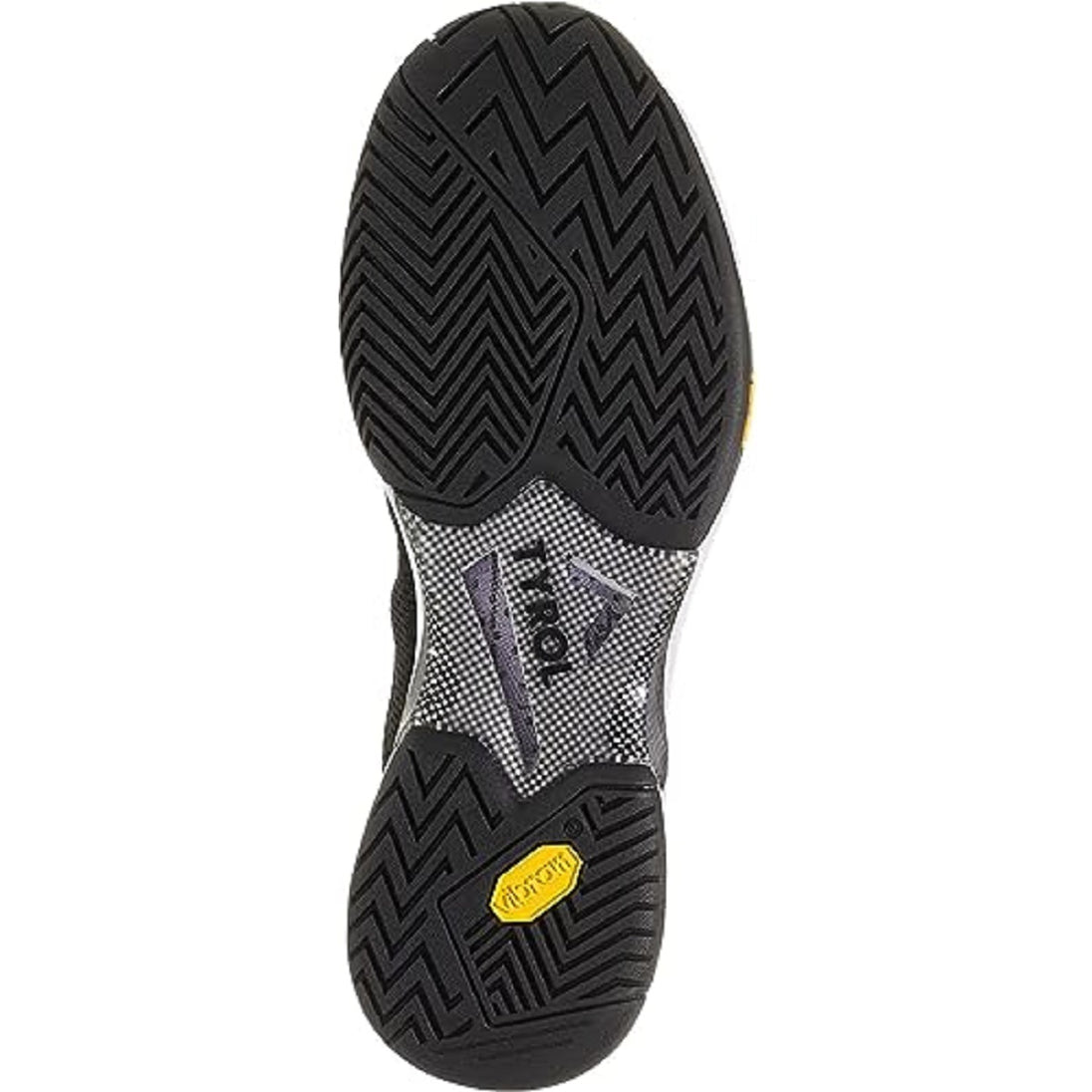 4100-BKPU Tyrol Women's Velocity-V Pickleball Shoes (Black/Purple) - Sole