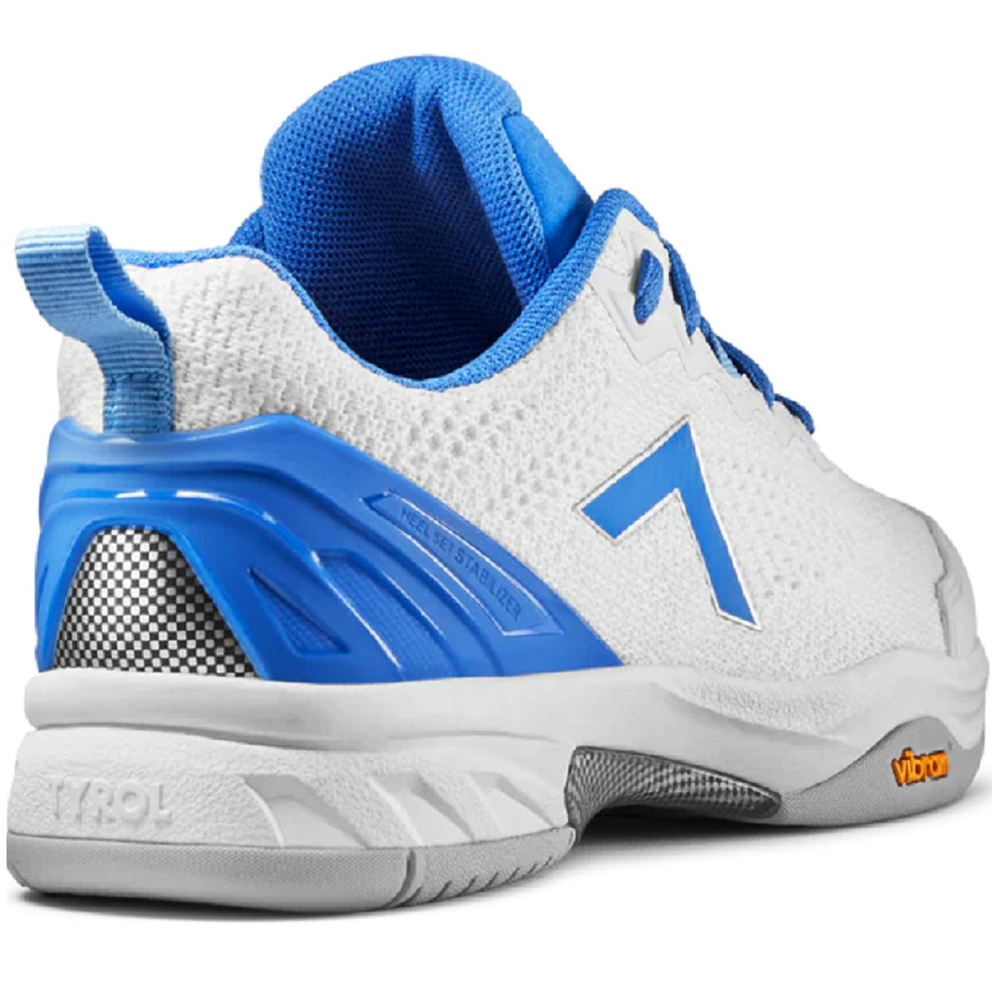 4200-BLSS Tyrol Women's Velocity-V Pickleball Shoes (Blue Perennial/Summer Song) - Heel