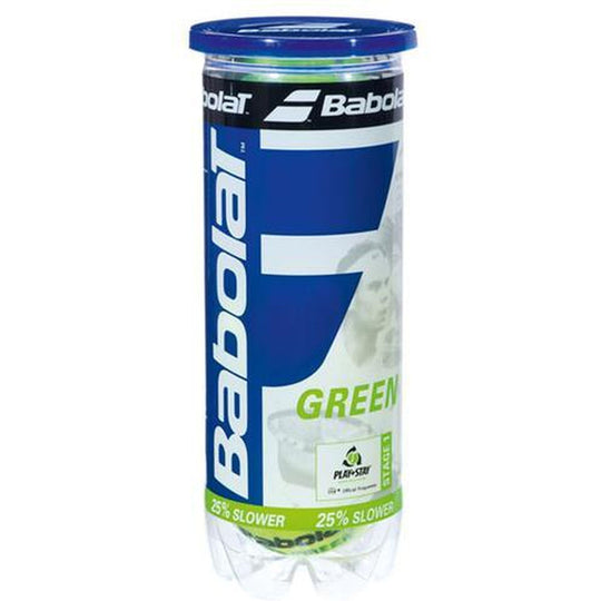 Babolat Kids Play & Stay  Green Tennis Balls - Can (3 Balls)